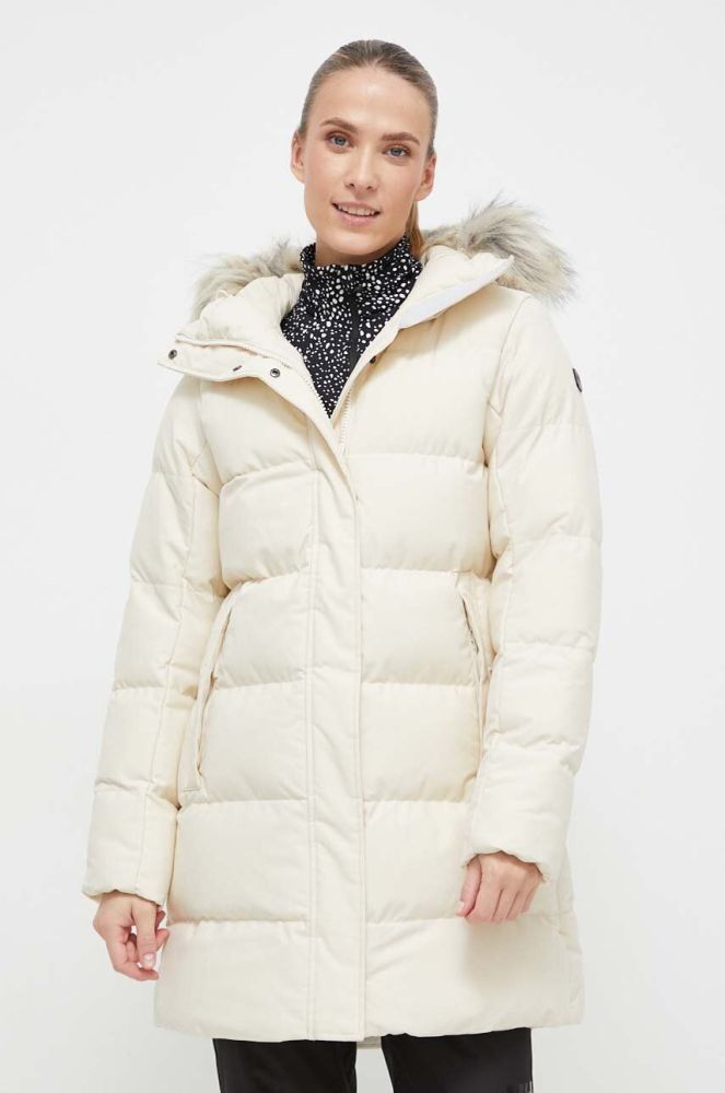 Куртка Helly Hansen жіноча колір бежевий зимова (3458024)