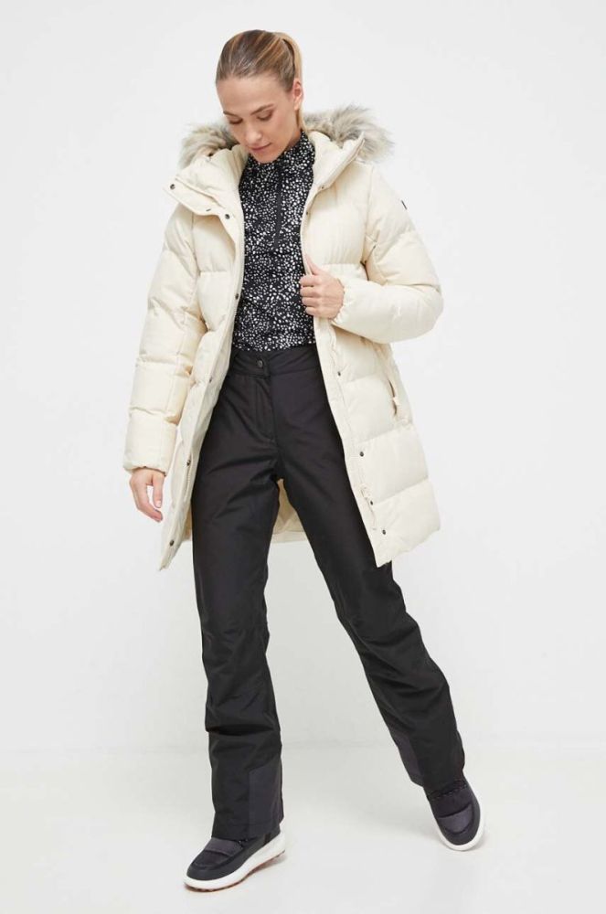 Куртка Helly Hansen жіноча колір бежевий зимова (3458024) фото 2