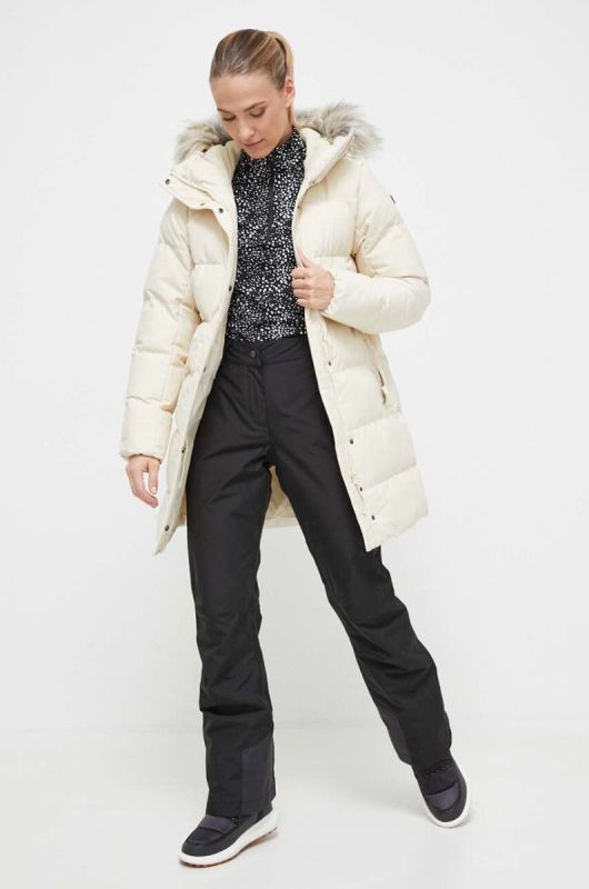 Куртка Helly Hansen жіноча колір бежевий зимова (3458024) фото 2