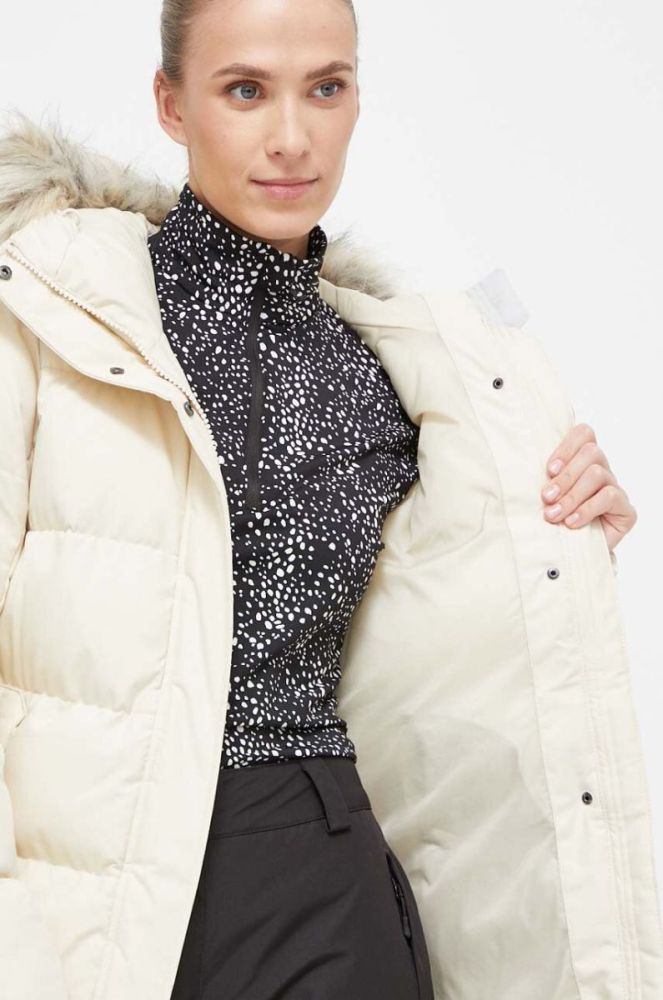 Куртка Helly Hansen жіноча колір бежевий зимова (3458024) фото 6