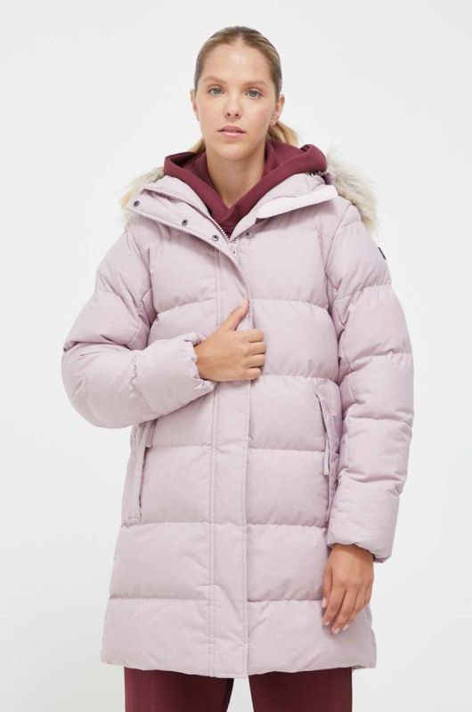 Куртка Helly Hansen жіноча колір рожевий зимова (3448766)