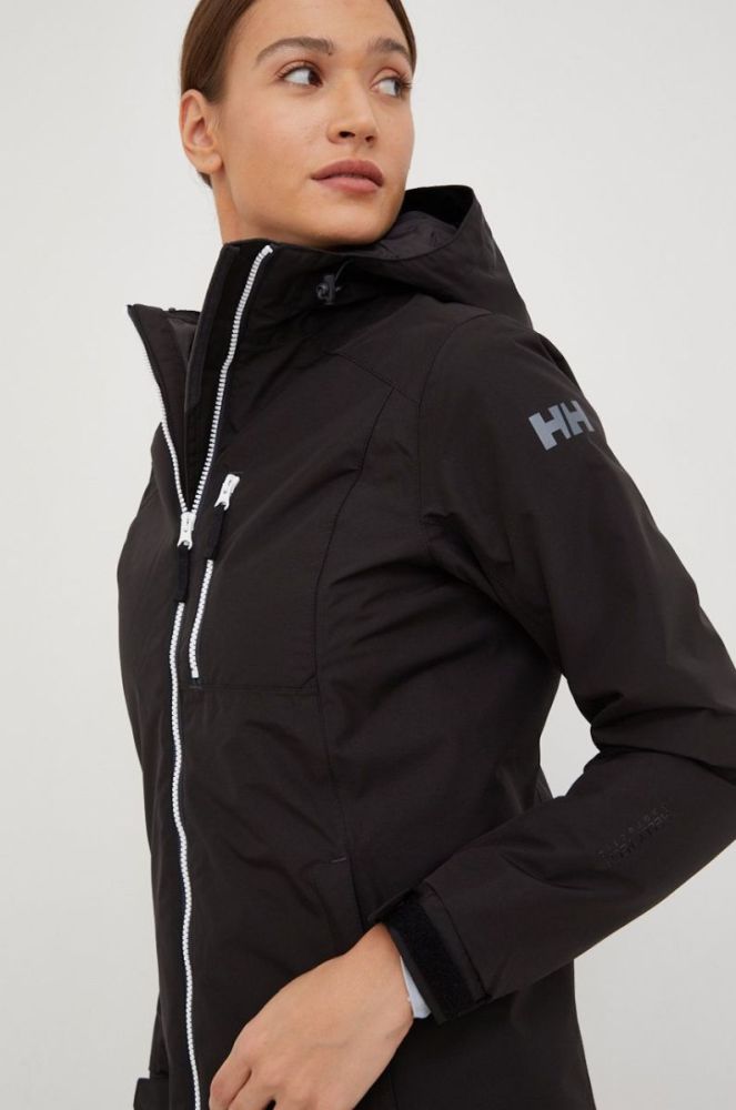 Куртка Helly Hansen жіноча колір чорний перехідна фото 4
