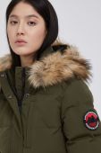 Куртка Superdry жіноча колір зелений зимова (2121387)