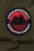 Куртка Superdry жіноча колір зелений зимова (2121387)