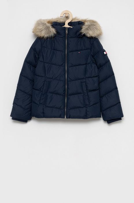 Дитяча пухова куртка Tommy Hilfiger колір синій (1673806)