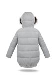 Дитяча куртка Fluff колір сірий