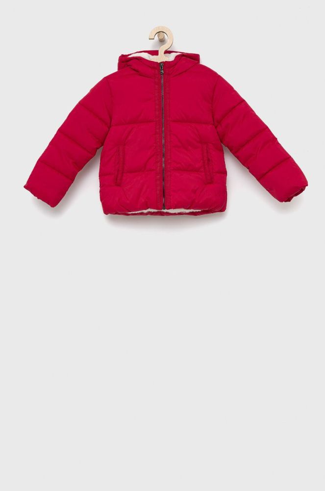 Дитяча куртка United Colors of Benetton колір рожевий (1871799)