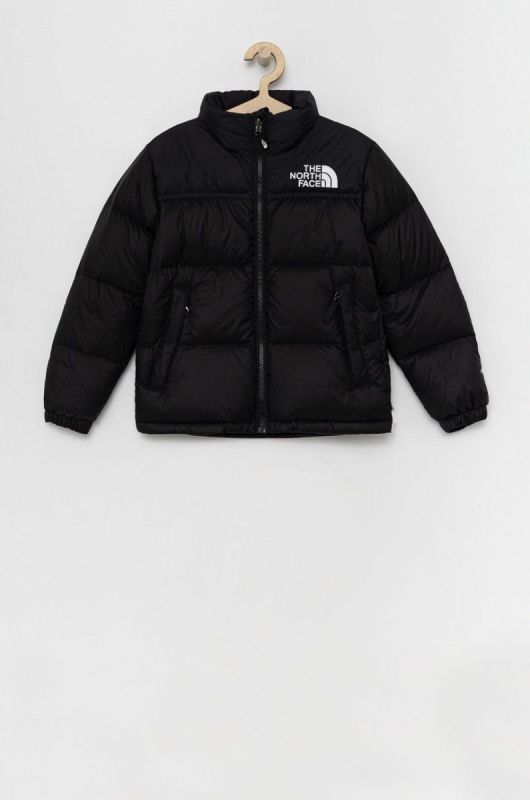 Дитяча пухова куртка The North Face колір чорний
