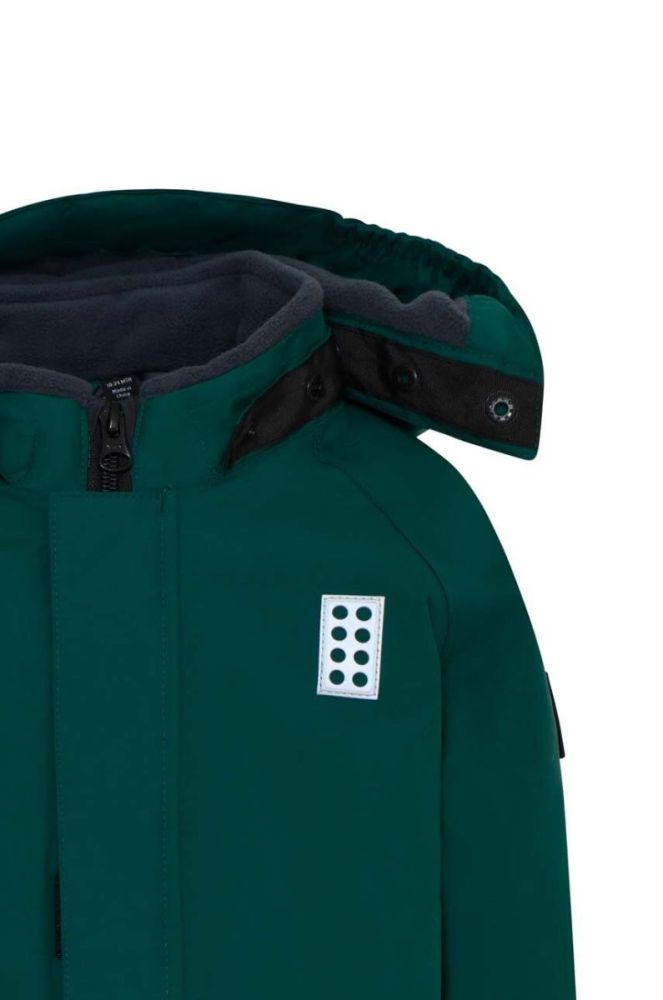 Дитячий зимовий комбінезон Lego Wear колір зелений фото 3