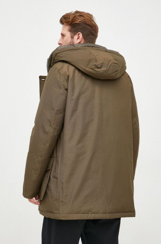 Пухова куртка Woolrich чоловіча колір зелений зимова CFWOOU0483MRUT0001-ABR фото 3