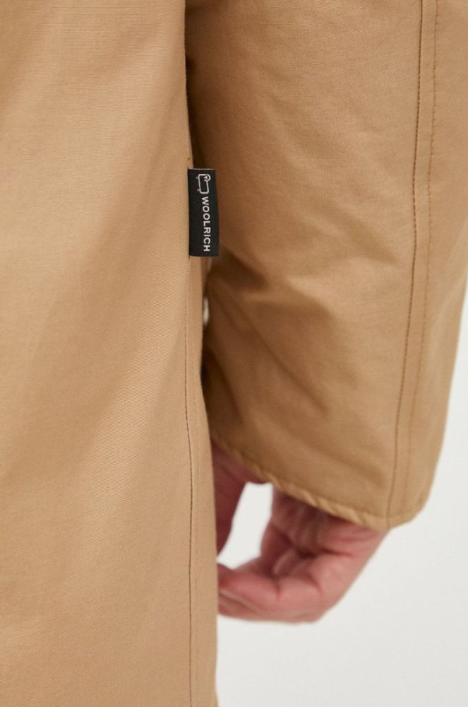 Пухова куртка Woolrich чоловіча колір бежевий зимова CFWOOU0483MRUT0001-ABR фото 5