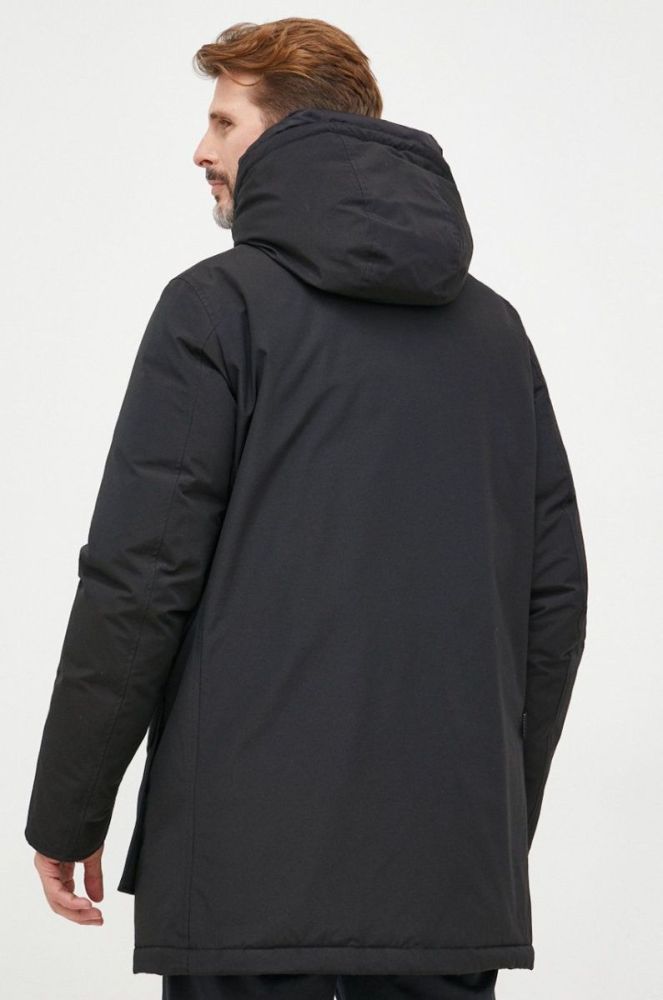 Пухова парка Woolrich ARCTIC чоловіча колір чорний зимова фото 3