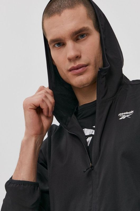Спортивна куртка Reebok FP9172 колір чорний фото 4
