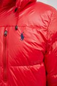 Пухова куртка Polo Ralph Lauren чоловіча колір червоний зимова