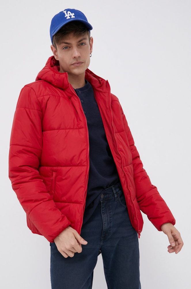 Куртка Wrangler чоловіча колір червоний зимова (1789681)