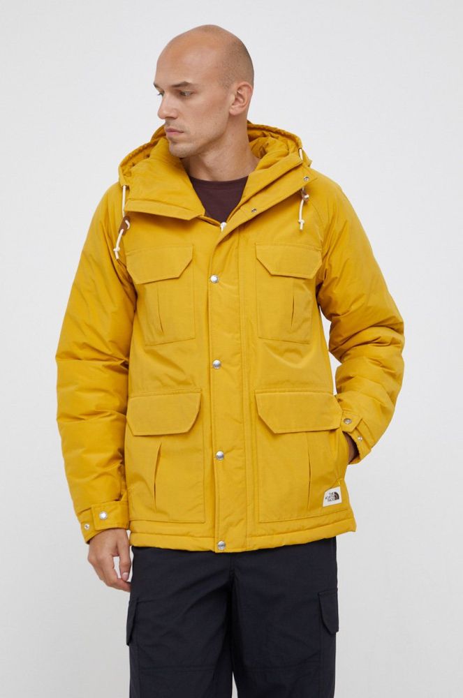 Куртка The North Face чоловіча колір жовтий зимова NF0A5A7H0ZH1-0ZH