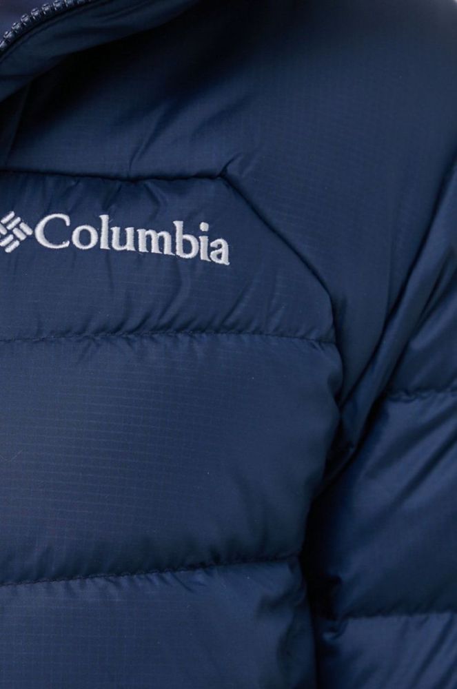 Пухова куртка Columbia чоловіча колір синій перехідна 1930241-010 фото 5