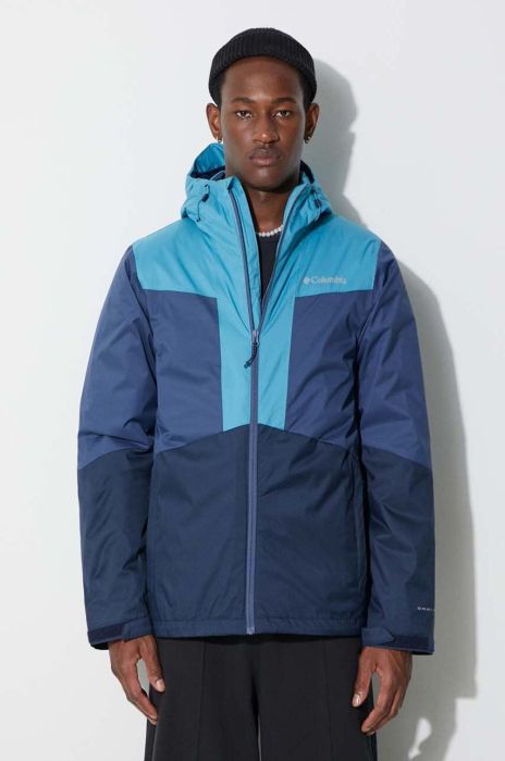 Куртка outdoor Columbia Wallowa Park Interchange 1957031-010 колір блакитний (3519273)