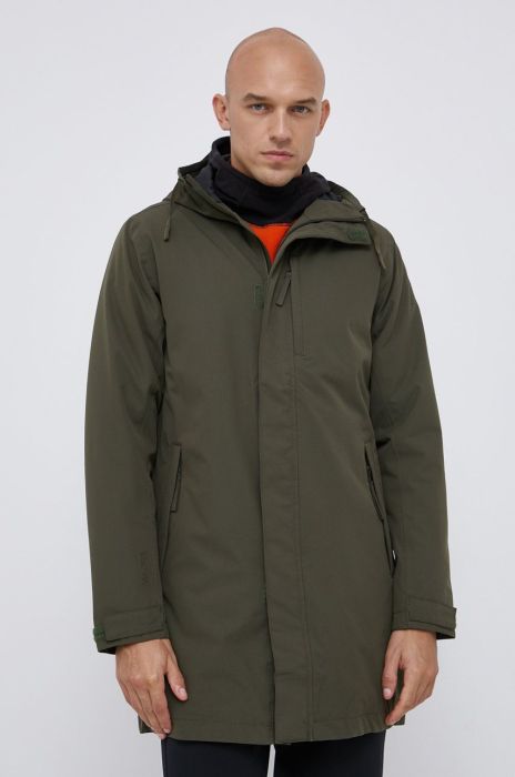 Куртка Helly Hansen чоловіча колір зелений перехідна Куртка Helly Hansen чоловіча колір зелений перехідна