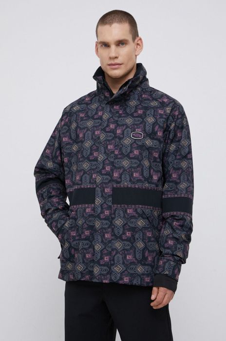 Куртка Quiksilver чоловіча колір фіолетовий Куртка Quiksilver чоловіча колір фіолетовий