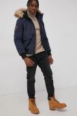 Куртка Superdry колір синій зимова