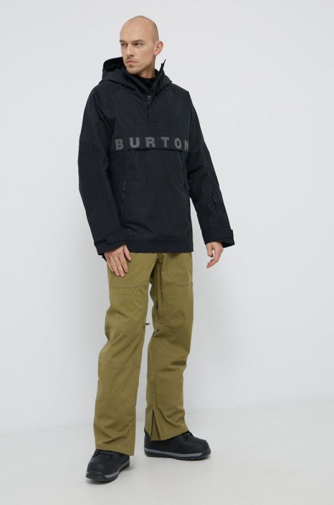 Куртка для сноуборду Burton колір чорний фото 2