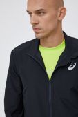 Бігова куртка Asics колір чорний перехідна (1764134)