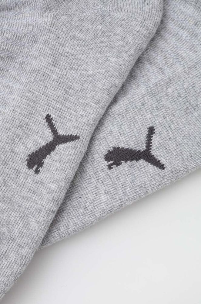 Шкарпетки Puma жіночі колір сірий фото 2