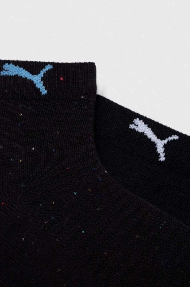 Шкарпетки Puma 2-pack жіночі колір чорний (3596837) фото 2