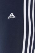 Легінси adidas жіночі колір синій гладкі