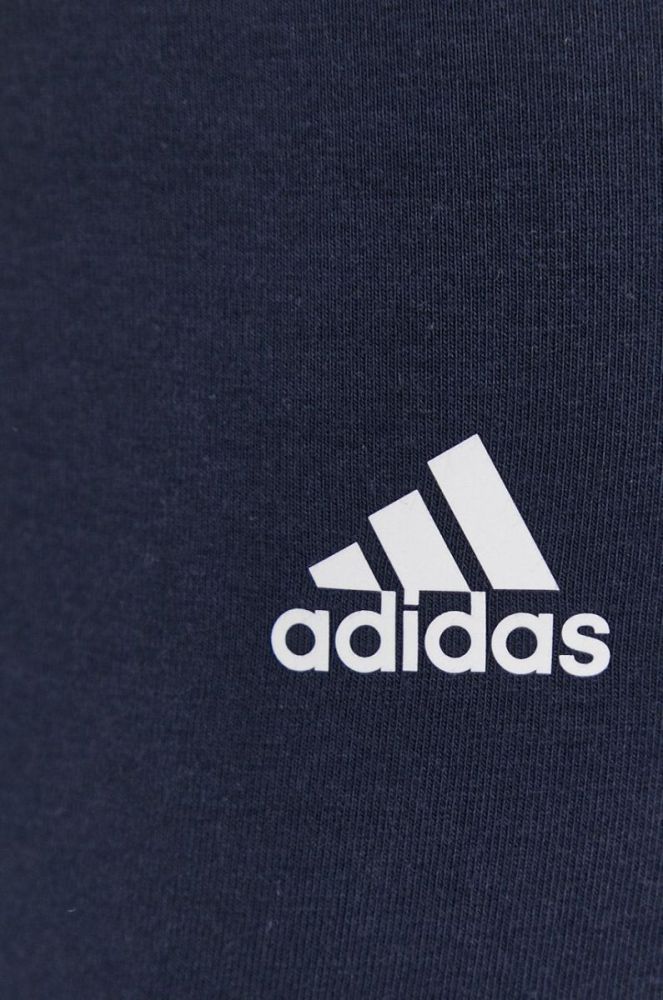 Легінси adidas жіночі колір синій з принтом фото 4