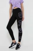 Легінси Dkny жіночі колір фіолетовий з принтом
