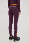 Легінси Helly Hansen жіночі колір фіолетовий однотонні