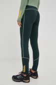 Легінси Helly Hansen жіночі колір зелений однотонні