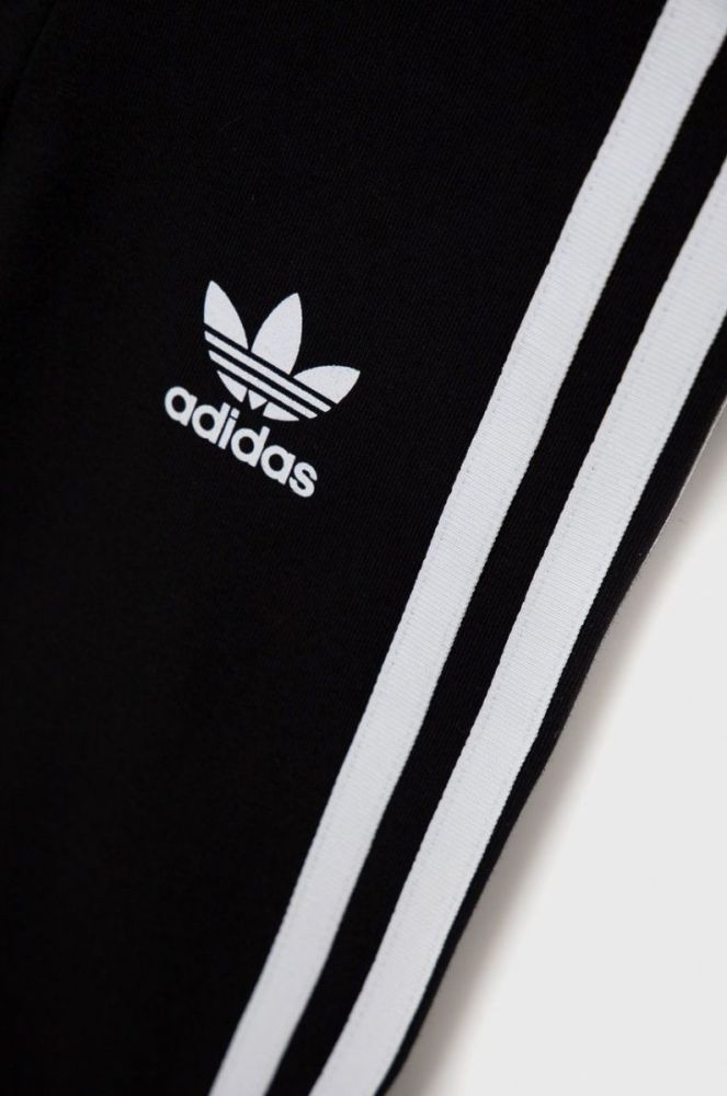 Дитячі легінси adidas Originals колір чорний з аплікацією фото 3