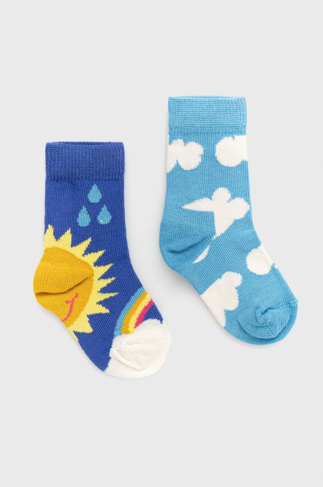 Дитячі шкарпетки Happy Socks After Rain (2-Pack) колір барвистий