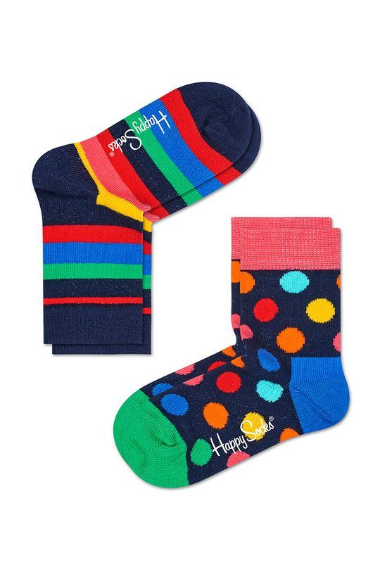 Дитячі шкарпетки Happy Socks (2-pack) колір барвистий (2083217)