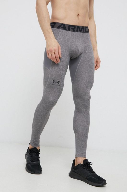 Спортивні легінси чоловічі Under Armour CG Armour колір сірий
