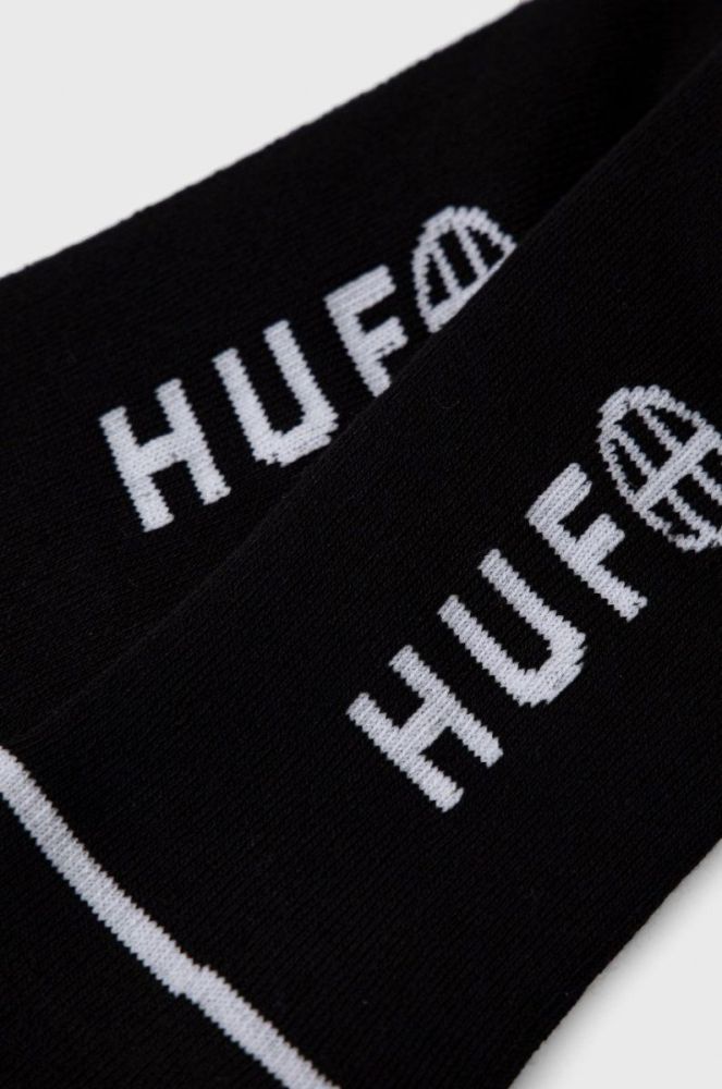 Шкарпетки HUF чоловіче колір чорний фото 2