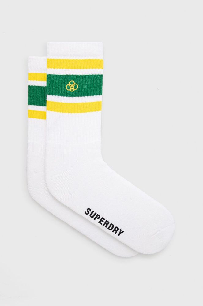 Шкарпетки Superdry чоловічі колір білий (2120972)