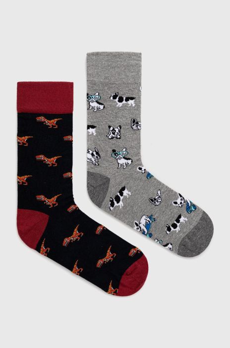 Шкарпетки John Frank (2-pack) чоловічі колір барвистий (1686094)