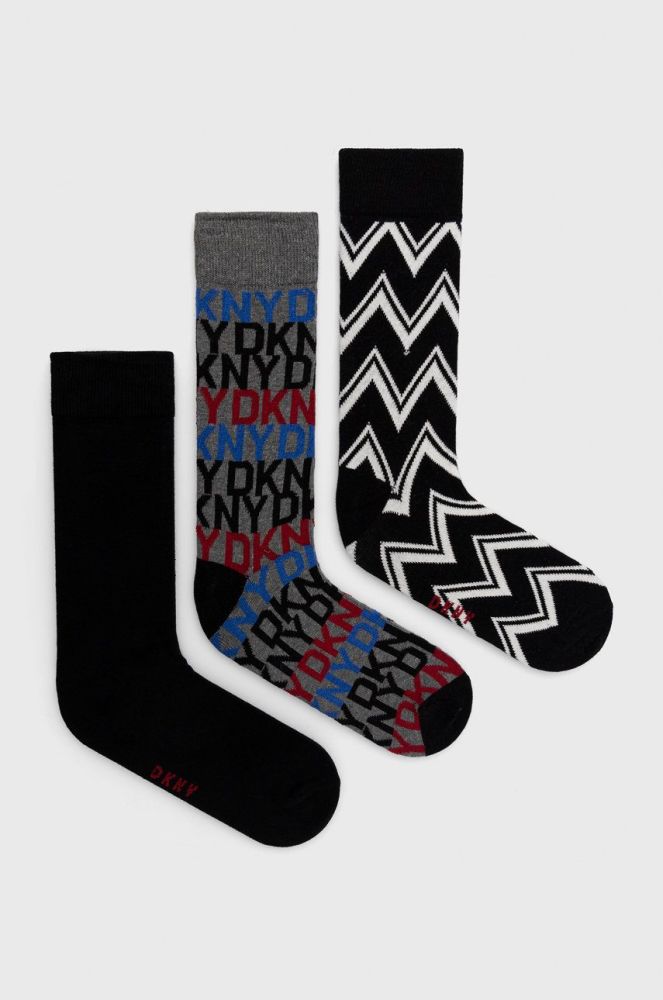 Шкарпетки Dkny (3-pack) чоловічі колір чорний (1967471)