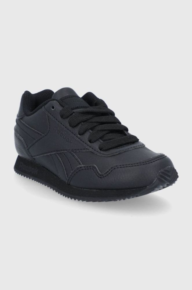 Дитячі черевики Reebok Classic Royal Cljog колір чорний фото 2