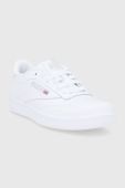 Дитячі шкіряні кросівки Reebok Classic BS6168 колір білий
