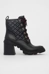 Черевики Guess жіночі колір чорний каблук блок Черевики Guess жіночі колір чорний каблук блок