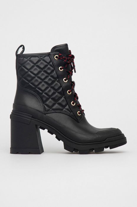 Черевики Guess жіночі колір чорний каблук блок Черевики Guess жіночі колір чорний каблук блок