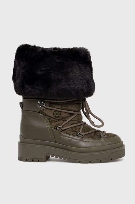 Зимові чоботи Guess жіночі колір зелений