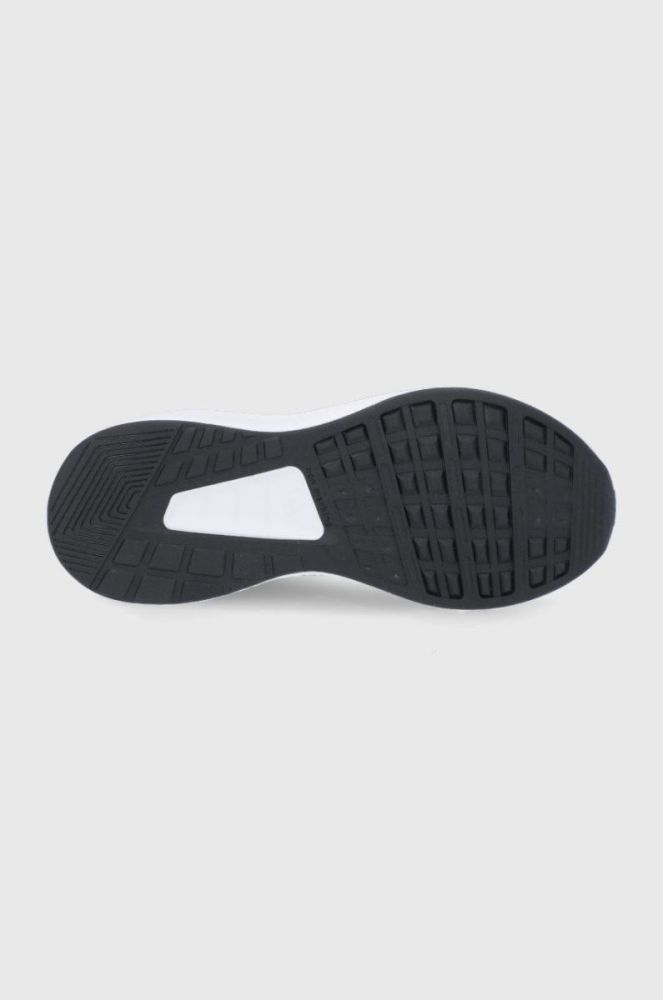 Черевики adidas колір чорний на плоскому ходу фото 5