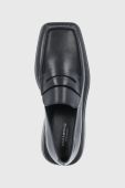 Шкіряні мокасини Vagabond Shoemakers Eyra жіночі колір чорний на платформі (1697446)