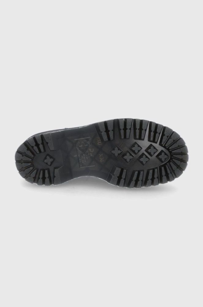 Шкіряні черевики Dr. Martens Quad FL жіночі колір чорний на платформі утеплене 25635001-Black.Pisa фото 5